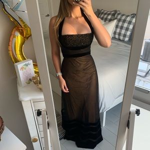 Badgley Mischka Formal Black Dress